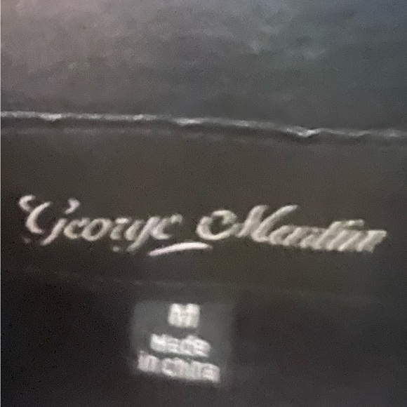 NWT George Martin Wool Blend Casual Black Jacket sz M - Picture 4 of 15